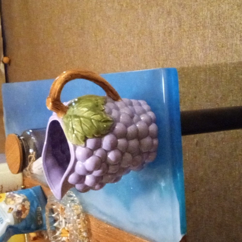 Vintage garden grape pitcher